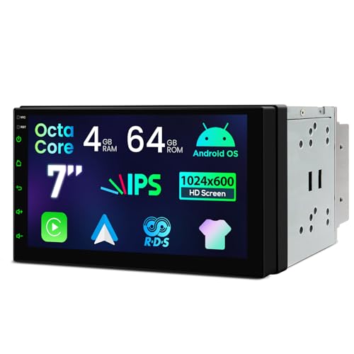XTRONS 2DIN カーナビ AndroidOS 7インチ カーオーディオ 8コア 4GB+64GB 車載PC 4G通信 SIM対応 iPhone CarPlay android auto対応 Bluetooth WiFi （TID701L）